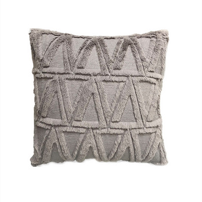Husă de pernă cu geometrie Decor pentru casă Huse de pernă Sufragerie Dormitor Canapea Față de pernă decorativă 45x45cm Husă de pluș din blană moale