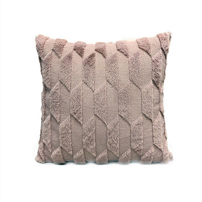 Husă de pernă cu geometrie Decor pentru casă Huse de pernă Sufragerie Dormitor Canapea Față de pernă decorativă 45x45cm Husă de pluș din blană moale
