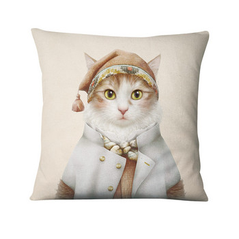Korean Cartoon Cat Printed Cushion Διακοσμητικό Μαξιλάρι Διακόσμηση Μαξιλαριού σπιτιού Almofadas Decorativas Para Μαξιλάρι Ριχτάρι Καναπέ 45*45cm
