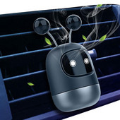 Stezaljke za ventilaciju, osvježivač zraka, slatki osvježivač zraka, kopče za ventilaciju automobila, ljupki mali robot, čvrsta tableta, aroma difuzor s 3 mirisa
