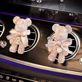 Bear autós légfrissítő illat az autóban Styling Air Vent Parfüm Parfüm Aroma autók belső tartozékaihoz Autóáruk