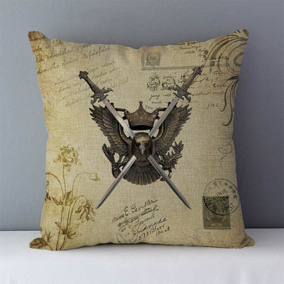 Kućni ukrasni jastuci za kauč Nova klasična europska slikovita zgrada jastuci za posteljinu s printom jastuci za sjedala jastučnica bez jezgre