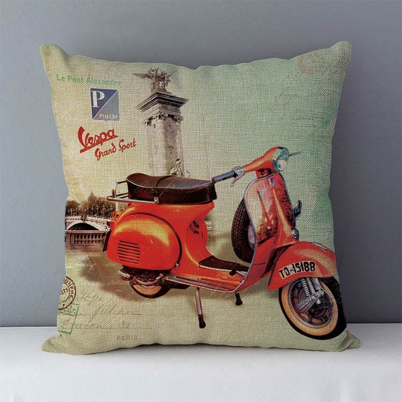 Kućni ukrasni jastuci za kauč Nova klasična europska slikovita zgrada jastuci za posteljinu s printom jastuci za sjedala jastučnica bez jezgre