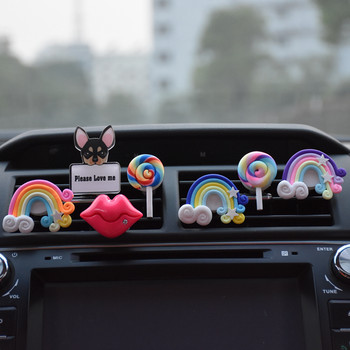 Парфюми за кола Cute Cartoon освежител за въздух за кола парфюми 100 оригинални освежител за климатик Дамски парфюм стайлинг на кола