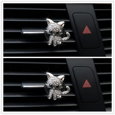 Slatki mačić modelirajući parfem za automobile osvježivač zraka za automobile Zlatna mačka ukrasni parfem Dodaci za automobile