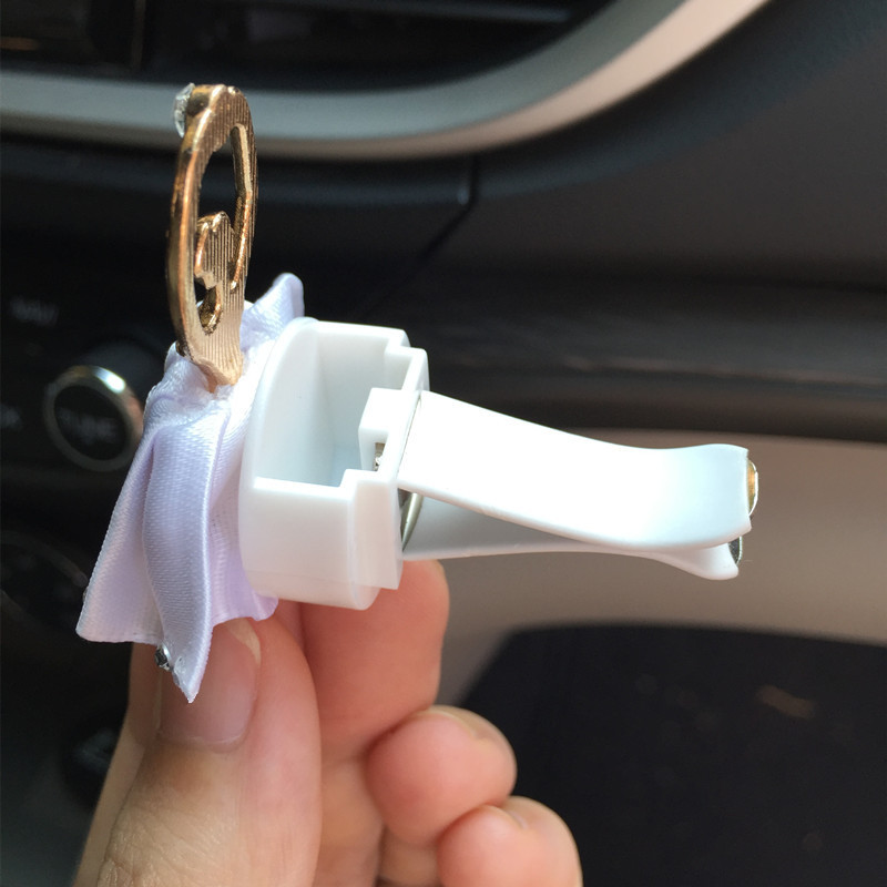 Strass Balet Fete Odorizant în mașină Miros de parfum Decor interior auto Orificii de aerisire Clip Accesoriu mașină nou pentru doamnă