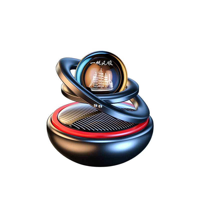 Solarni rotirajući osvježivač zraka za automobile Difuzor parfema Viseći ukrasi Mirisi za automobile Automatski okusi