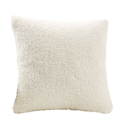 Uus Plush Boucle Housse De Coussin valge dekoratiivsed padjakatted 45X45CM põhjamaised padjapüürid ilma sisendita pehme hubane padjakate