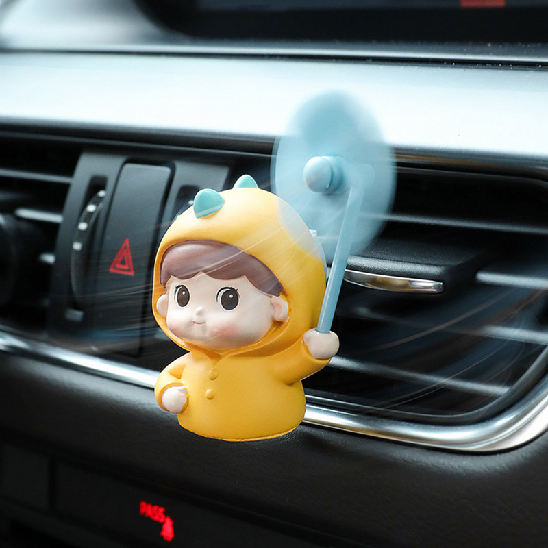 Crtani automobil Osvježivač zraka Miris u stajlingu Ventilacijski otvor Difuzor parfema Rotirajući propeler Miris Osvježivači zraka Stezaljka Parfum