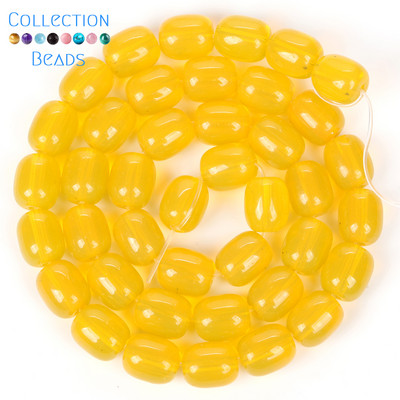 8x11mm Coloful természetes kristály hengeres dob gyöngyök távtartó gyöngyök ékszerkészítési kellékekhez barkácsolás karkötő kiegészítők 15''