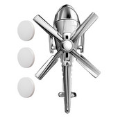 Odorizant pentru mașină cu aromaterapie, elicopter, clemă de aerisire pentru mașină, farmec Eliminator de mirosuri pentru mașină, aliaj de zinc, rotire, înveliș pentru aerisire.