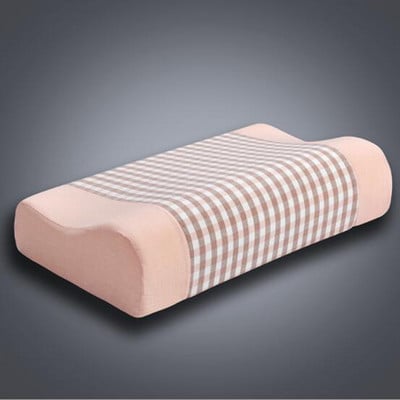 Új memóriahabos kontúrú ortopéd párna, lassan visszapattanó nyakvédő, ergonómikus nyaktámasztó ágyneműpárna