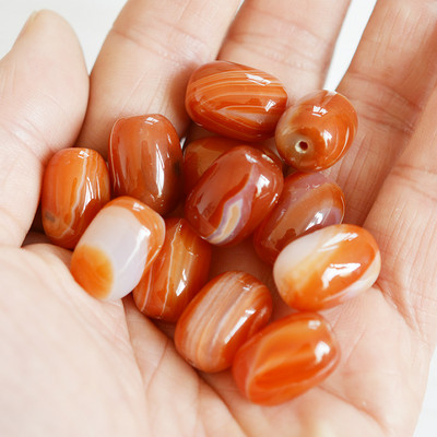 13x18 mm 5 бр. Royal Agate Spacer Beads Цилиндрична тръба Естествен камък Разхлабени мъниста за изработка на бижута Направи си сам Гривна Обеци
