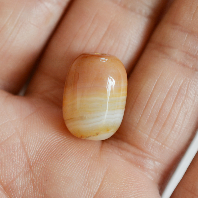 13x18 mm 5 kom kraljevskih ahatnih odstojnih perli, cilindrične cijevi od prirodnog kamena, labave perle za izradu nakita Nabavka naušnica za narukvice DIY