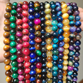 AAA+ ljubičasto plavo tigrovo oko perle prirodnog kamena okrugle labave perle za izradu nakita DIY narukvica ogrlica 4 mm 6 mm 8 mm 10 mm 12 mm