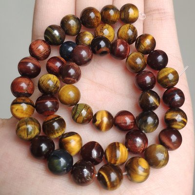 AAA+ ljubičasto plavo tigrovo oko perle prirodnog kamena okrugle labave perle za izradu nakita DIY narukvica ogrlica 4 mm 6 mm 8 mm 10 mm 12 mm