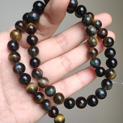 AAA+ ljubičasto plavo tigrovo oko perle prirodnog kamena okrugle labave perle za izradu nakita DIY narukvica ogrlica 4 mm 6 mm 8 mm 10 mm 12 mm