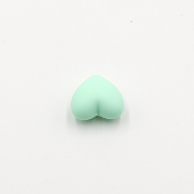 TYRY.HU 50 komada velikih silikonskih kuglica u obliku srca, dječje grickalice za DIY izradu nakita, ogrlice, sigurne za BPA, dječje igračke za žvakanje