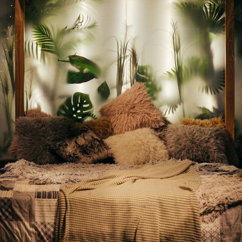 Pahuljasti jastuk 11 cm Vuneni jastuci Krzneni jastuk Meki kauč Dugački plišani jastuci za krevet Božićni kućni dekor Božićni jastuk za sobu