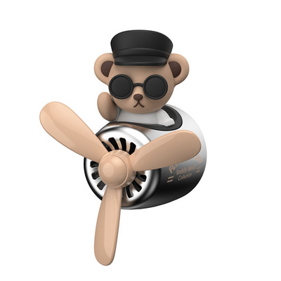 Little Bear Pilot Car Parfum Pilot Elice rotativă Ieșire de aer Parfum Aromă Odorizant automat 자동차 공기 청정기 Accesorii