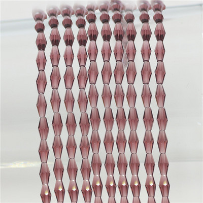 Kristalne perle 3x6 mm 4x8 mm 6x12 mm duge bikonusne fasetirane staklene labave perle zanatskog materijala DIY izrada bižuterije Dodaci