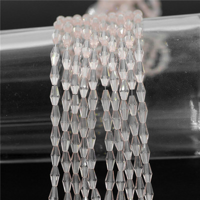 Kristalne perle 3x6 mm 4x8 mm 6x12 mm duge bikonusne fasetirane staklene labave perle zanatskog materijala DIY izrada bižuterije Dodaci