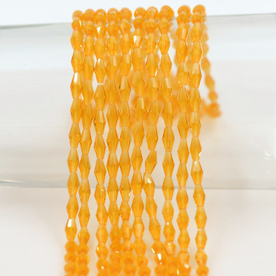 Kristalne perle 3x6 mm 4x8 mm 6x12 mm duge bikonusne fasetirane staklene labave perle zanatskog materijala DIY izrada bižuterije Dodaci