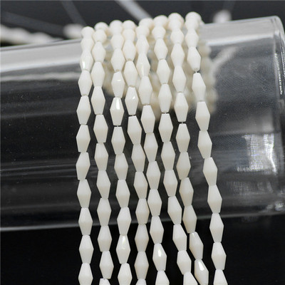 Kristalne perle 3x6 mm 4x8 mm 6x12 mm duge bikonusne fasetirane staklene labave perle zanatskog materijala DIY izrada bižuterije Dodaci