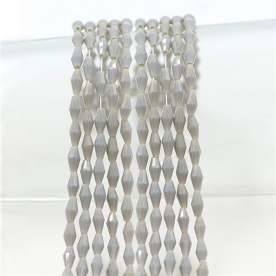 Kristalne perle 3x6 mm 4x8 mm 6x12 mm duge bikonusne fasetirane staklene labave perle zanatskog materijala DIY izrada bižuterije Dodaci