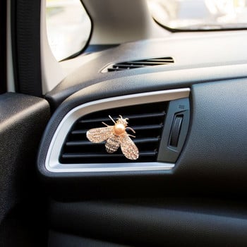 Car Aromatherapy Smell Освежител за въздух Bee Car Aromatherapy Air Outlet Aroma Diffuser Clip Автомобилни аксесоари Интериорни декорации Fo