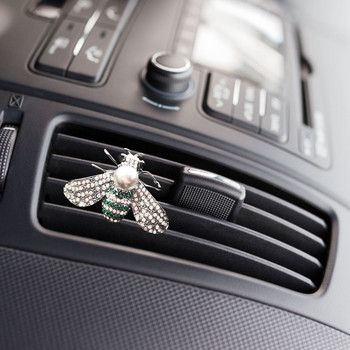 Car Aromatherapy Smell Освежител за въздух Bee Car Aromatherapy Air Outlet Aroma Diffuser Clip Автомобилни аксесоари Интериорни декорации Fo