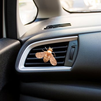 Car Aromatherapy Smell Освежител за въздух Bee Car Aromatherapy Air Outlet Aroma Diffuser Clip Автомобилни аксесоари Интериорни декорации Fo