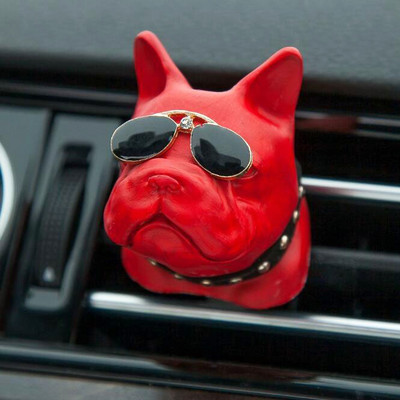 Creativ Bulldog Odorizant pentru mașină Clip de parfum Difuzor de parfum Aerisitoare automate Odorizant de miros Parfum Decorare interioară