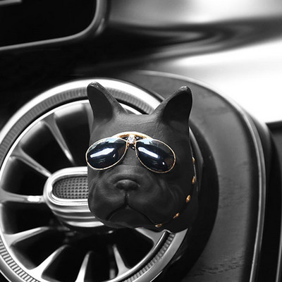 Creativ Bulldog Odorizant pentru mașină Clip de parfum Difuzor de parfum Aerisitoare automate Odorizant de miros Parfum Decorare interioară