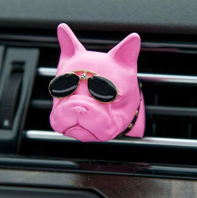 Creativ Bulldog Odorizant pentru mașină Clip de parfum Difuzor de parfum Aerisitoare automate Odorizant de miros Parfum Decorare interioară