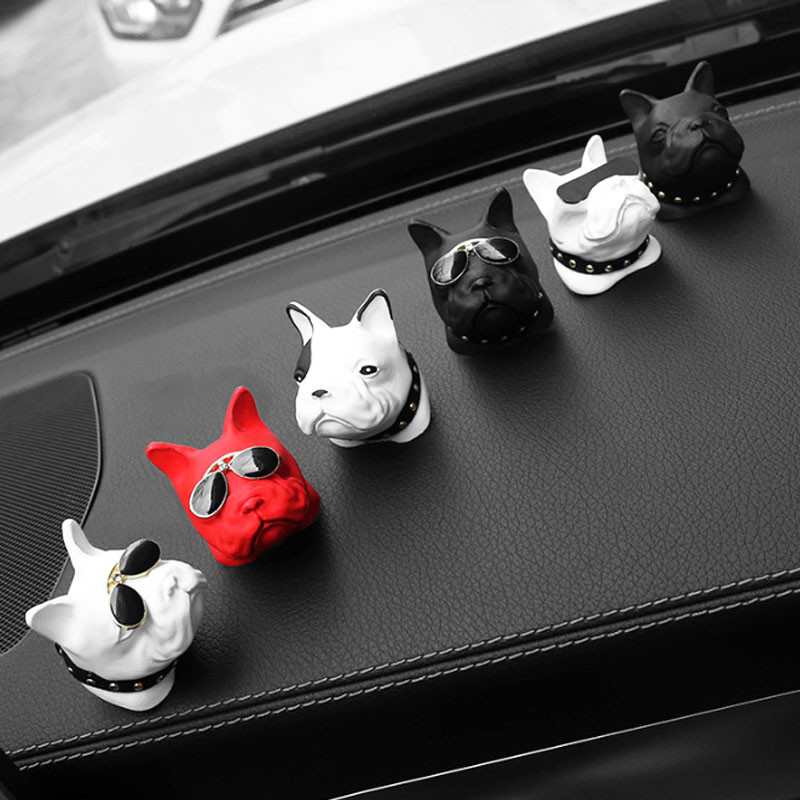 Creativ Bulldog Odorizant pentru mașină Clip de parfum Difuzor de parfum Aerisitoare automate Odorizant de miros Parfum Decorare interioară