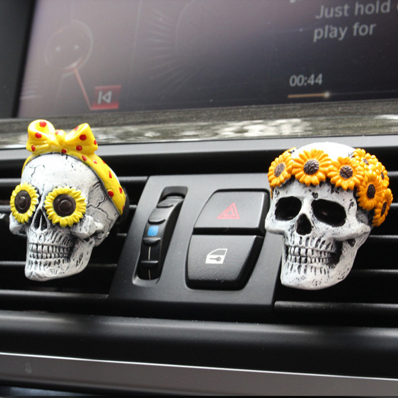 Pandantiv craniu Priza aer masina pandantiv Accesorii interioare auto