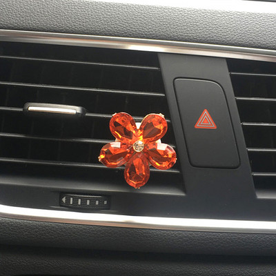 Crystal Flower Bling Accesorii pentru mașină pentru fete Difuzor de arome pentru mașină Arome pentru odorizante de mașină Parfum Decor auto Miros de mașină