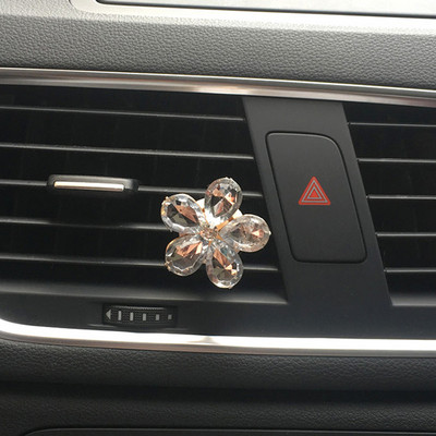 Crystal Flower Bling Accesorii pentru mașină pentru fete Difuzor de arome pentru mașină Arome pentru odorizante de mașină Parfum Decor auto Miros de mașină