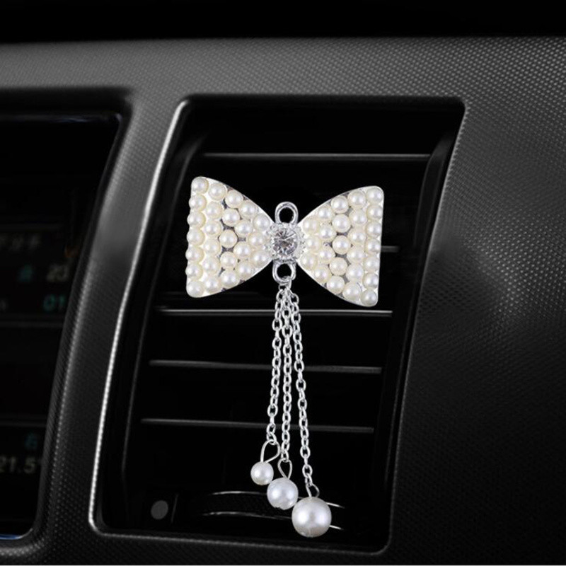 Leptir Otvor za ventilaciju automobila Parfem Umjetni kristal Auto Dekoracije Privjesak Slatki stil automobila Čvrsti miris Osvježivač zraka