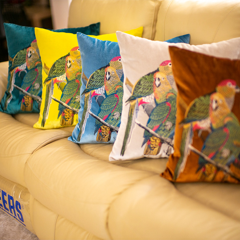 2021 Rams izvezeni ukrasni geometrijski jastuk jastučić za uređenje doma Vez NAVLAKA SAMO BEZ PUNJENJA