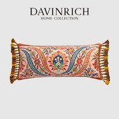 DAVINRICH Designer BOHO derékpárnahuzat 25x55cm dekoratív hosszú párnahuzat Bohemian Decor téglalap alakú párnahuzat bojttal