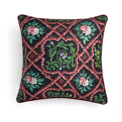 DAVINRICH Designer BOHO derékpárnahuzat 25x55cm dekoratív hosszú párnahuzat Bohemian Decor téglalap alakú párnahuzat bojttal