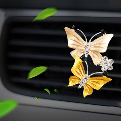 Aromatherapy Clip Butterfly Car Perfume Diffuser Necklace Essential Oil Diffuser Open Aroma Clip Car Perfume Lockets Κρεμαστά