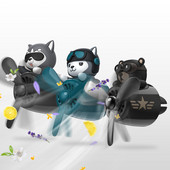 Osvježivač zraka u automobilu Medvjed Pilot Ventilacijski otvor Difuzor parfema Rotirajući propeler Otvor za izlaz zraka Miris Slatki ukrasi iz crtića Dodaci za automobile