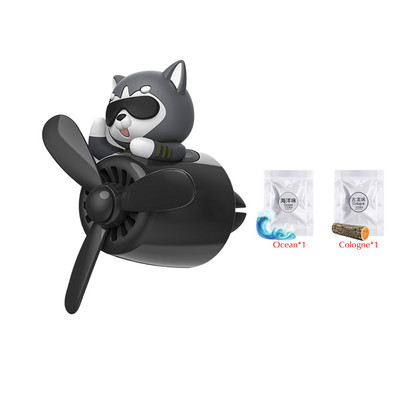 Osvježivač zraka u automobilu Medvjed Pilot Ventilacijski otvor Difuzor parfema Rotirajući propeler Otvor za izlaz zraka Miris Slatki ukrasi iz crtića Dodaci za automobile