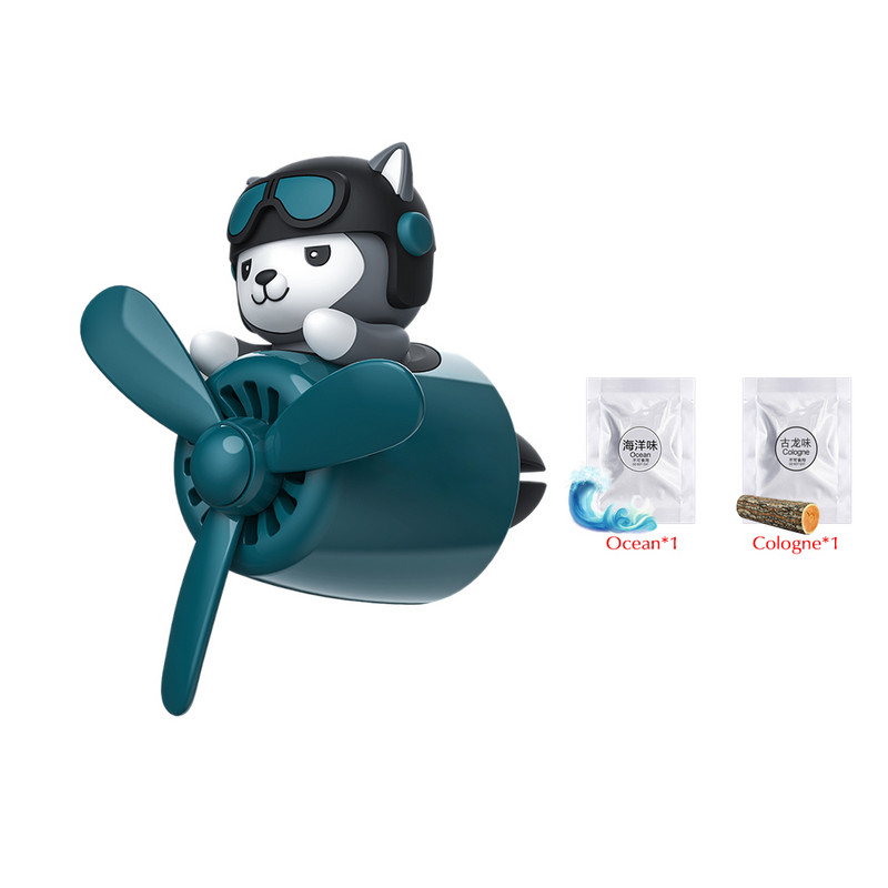 Osvježivač zraka u automobilu Medvjed Pilot Ventilacijski otvor Difuzor parfema Rotirajući propeler Otvor za izlaz zraka Miris Slatki ukrasi iz crtića Dodaci za automobile