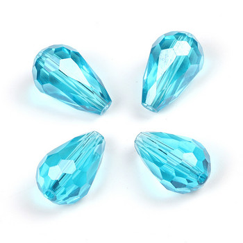 Най-продавани кристални мъниста във формата на капка, стъклени мъниста 6X8-10x14MM свободни дистанционни кръгли мъниста за изработка на бижута Направи си сам 25 цвята