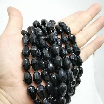 Najprodavanije kristalne perle u obliku suze staklene perle 6X8-10x14MM labave okrugle perle za odstojnike za izradu nakita DIY 25 boja