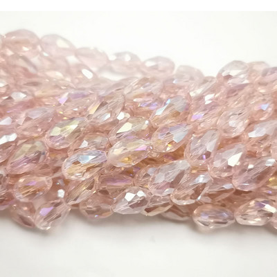 Najprodavanije kristalne perle u obliku suze staklene perle 6X8-10x14MM labave okrugle perle za odstojnike za izradu nakita DIY 25 boja